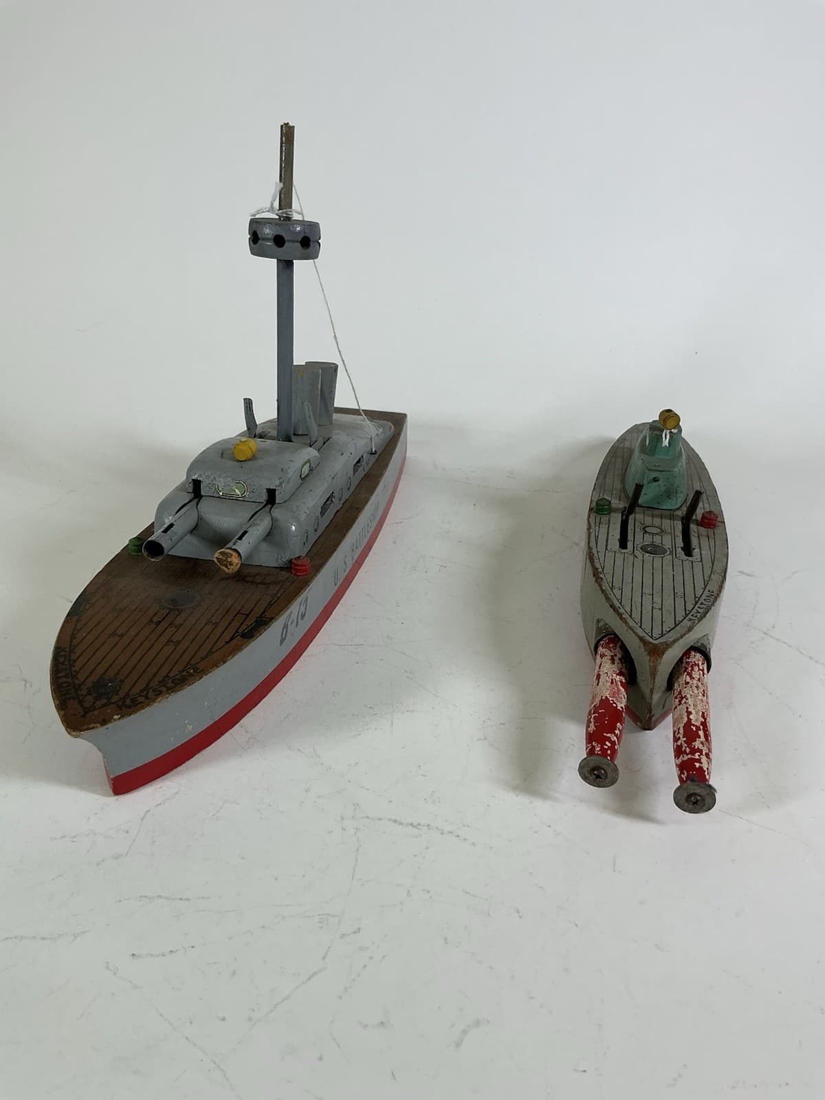 Keystone U-18 Submarine And B-15 Battleship Two 4 One