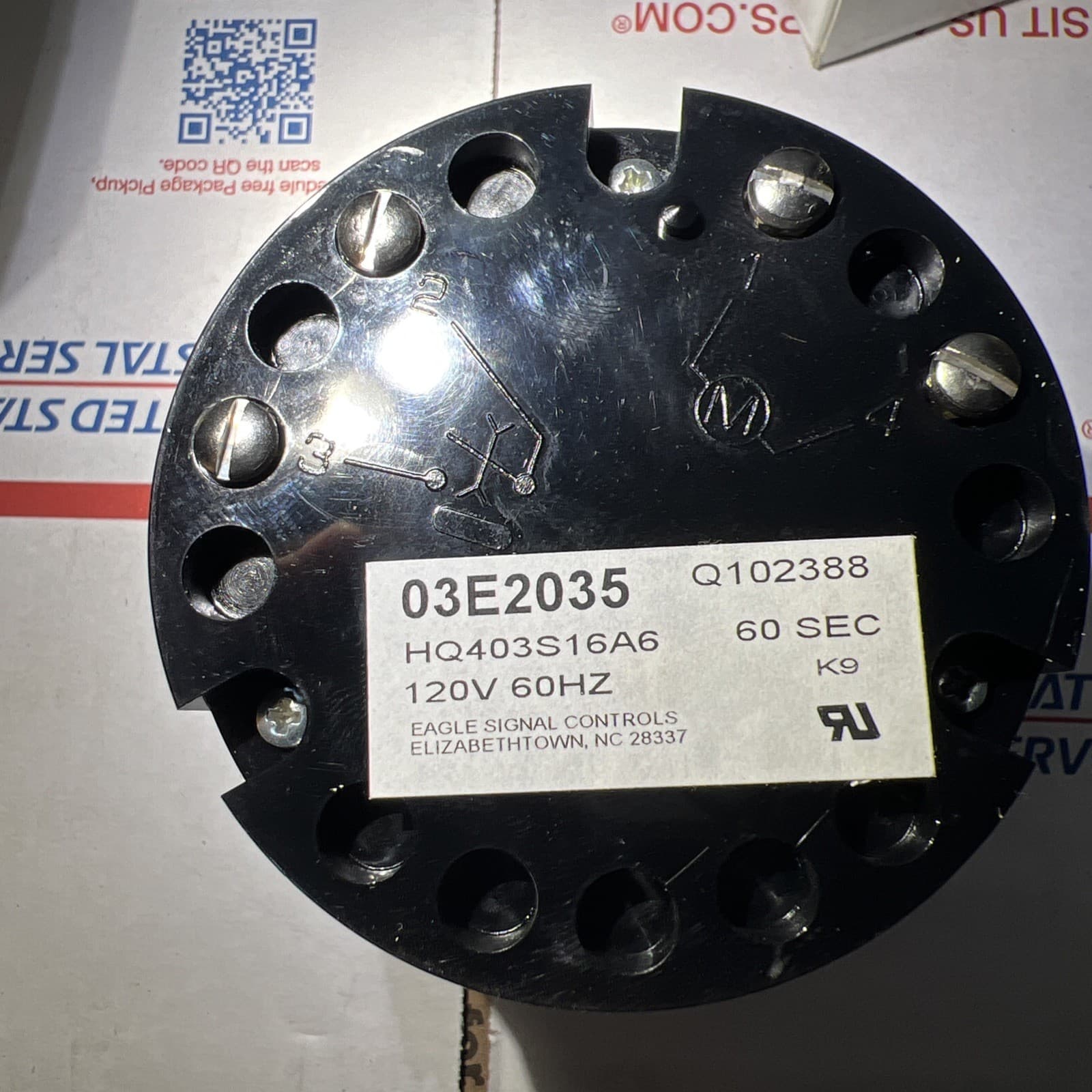NOS Eagle Signal Controls HQ403S16A6  60 Second Industrial Reset Timer 2