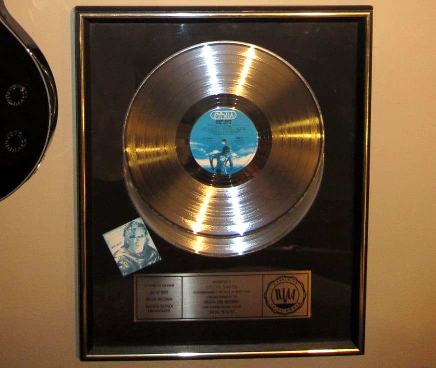 Quiet Riot Metal Health Double Platinum RIAA Record Award Pre-Hologram Not Gold 3