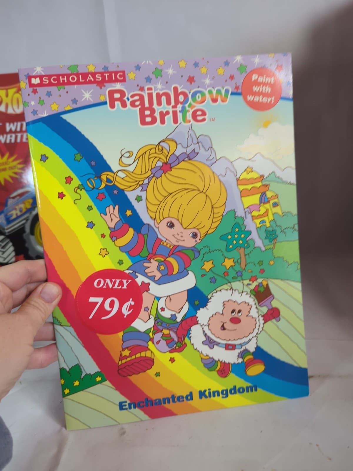 3 Paint With Water Books Hot Wheels Rainbow Brite Care Bears Unused B4 5