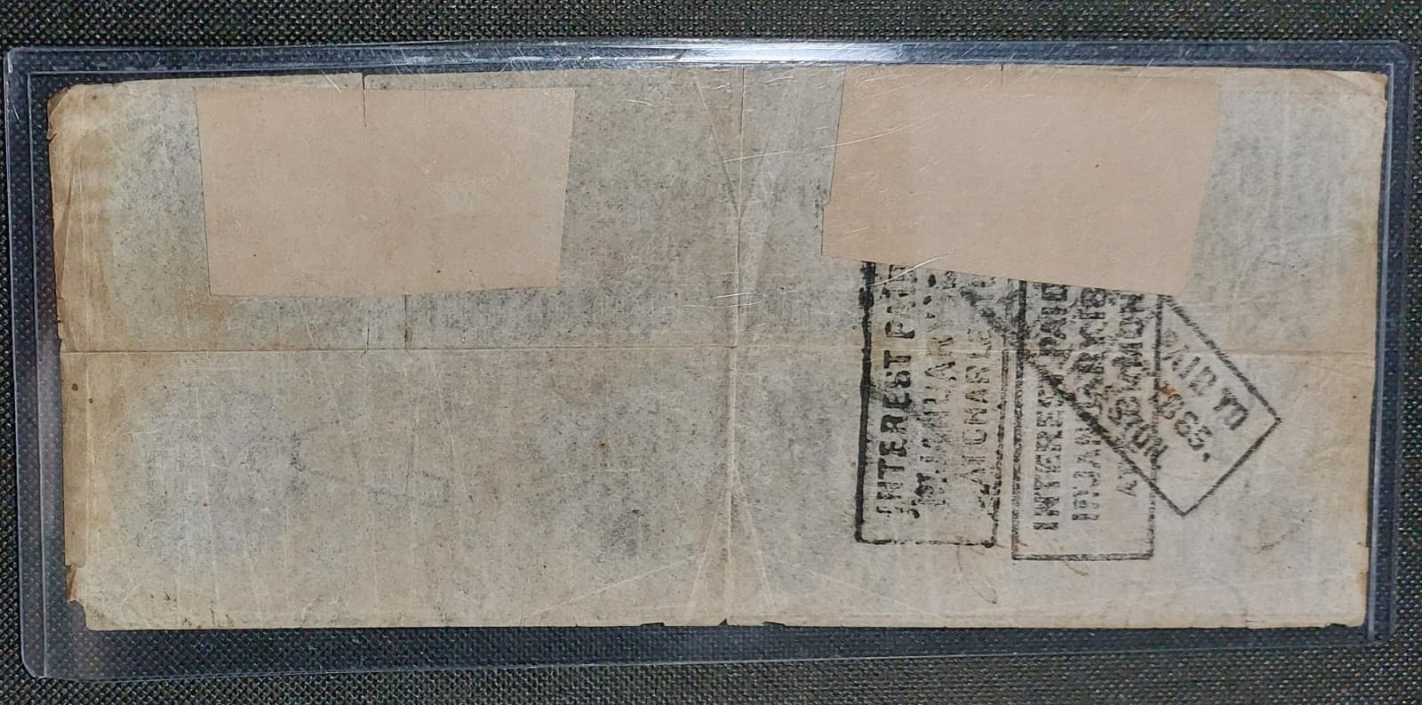 1862 T-41 Confederate States Of America Dollars $100 Bill CIVIL WAR Farm Slaves 2