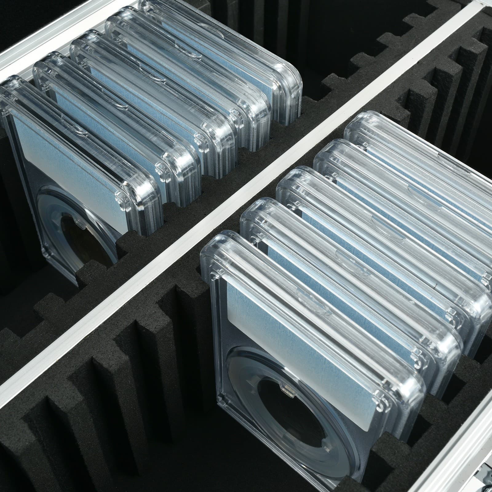 Aluminum Storage & Display Box Case Holds 50 PCGS NGC ANACS Coin Holders Slabs 4