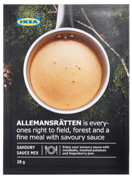 3 X IKEA ALLEMANSRÄTTEN Cream Sauce Gravy Mix for Swedish meatballs 2