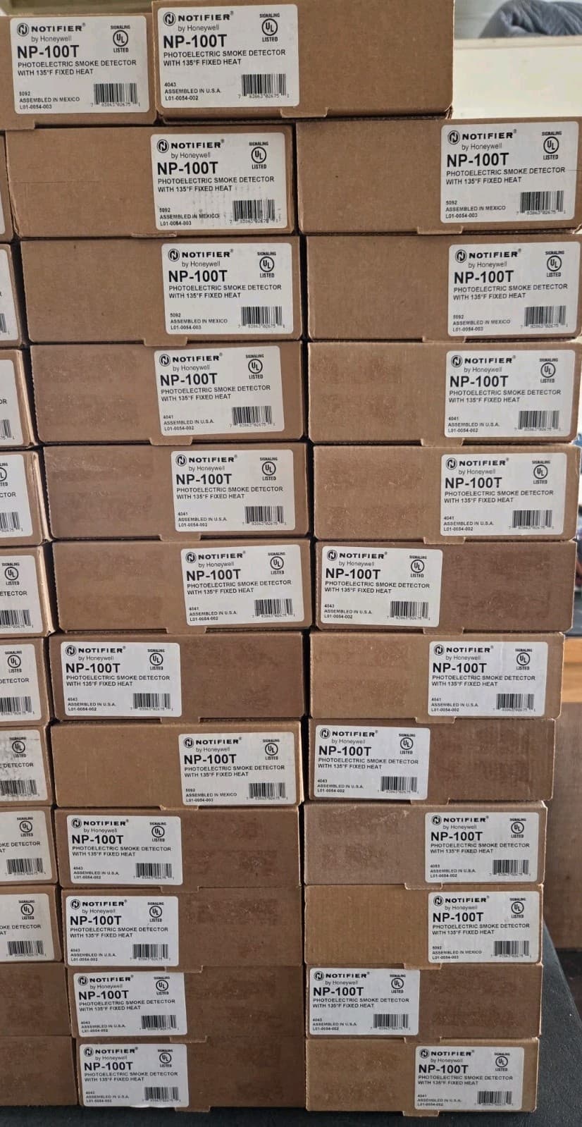 NOTIFIER NP-100T COMBO PHOTO SMOKE/135° FIXED TEMP HEAT DETECTOR - NEW 35 AVAIL. 2