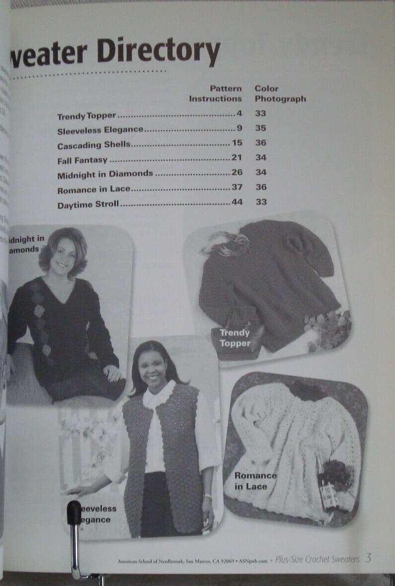 Various Crochet Patterns ~ Choose From List ~ CP#7 3