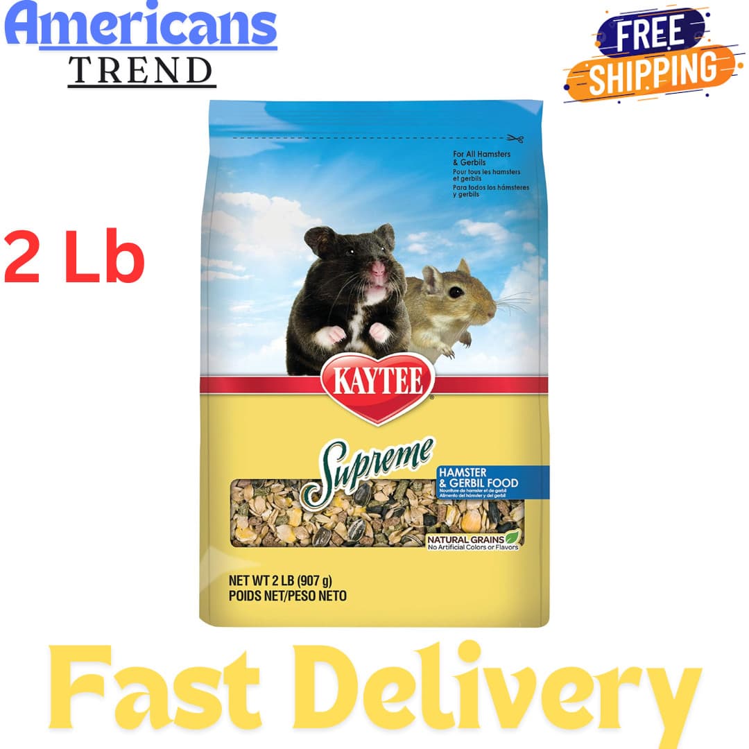 Kaytee Supreme Hamster & Gerbil Food, 2 Lb (Pack Of 1)
