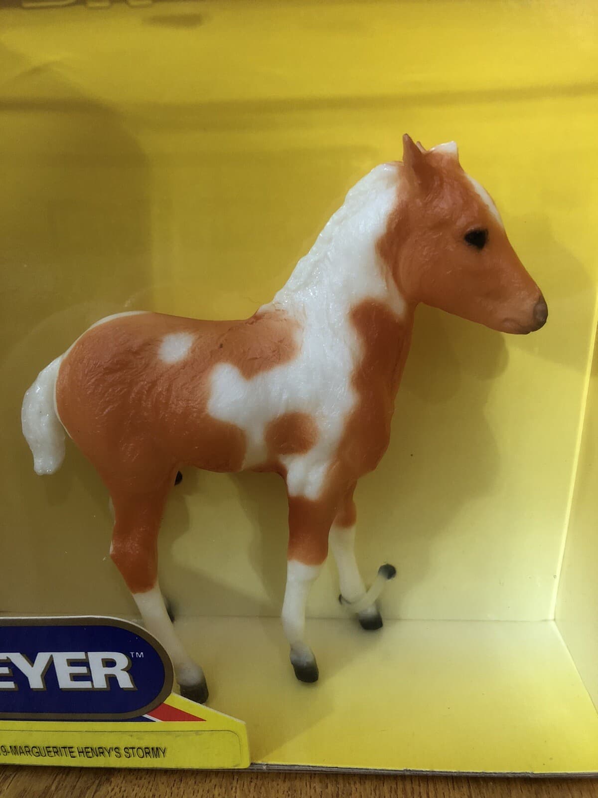 NEW IN PACKAGE BREYER RETIRED HORSE 1990 #19 MARGUERITE HENRY’S STORMY 3