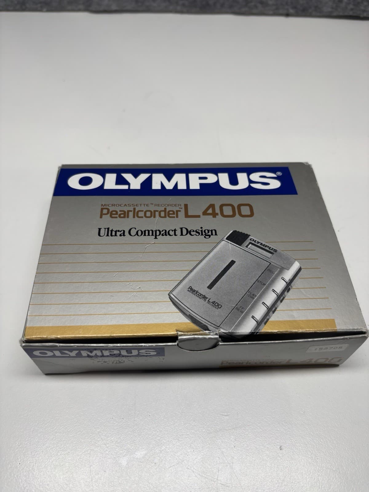 Olympus Pearlcorder L400 Microcassette Recorder Ultra Compact Tested Works Great