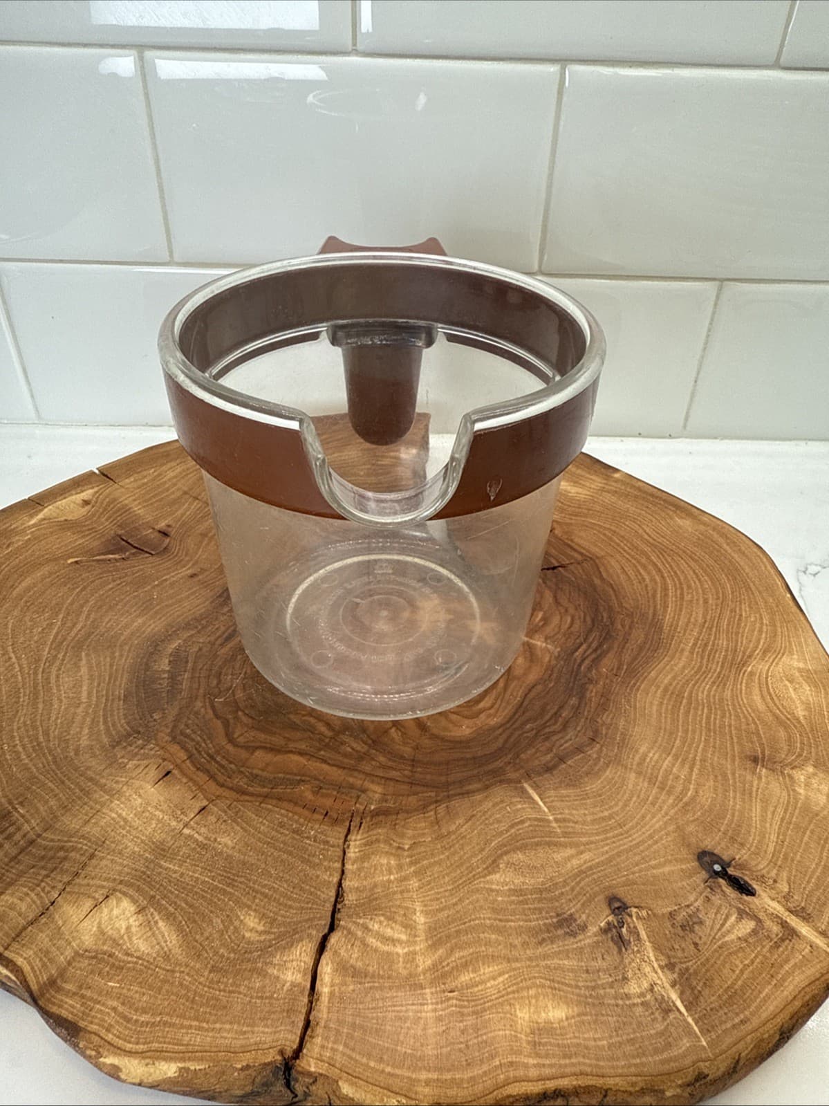 Little Tikes Party Kitchen Brown Rimmed Replacement Coffee Pot Carafe 6