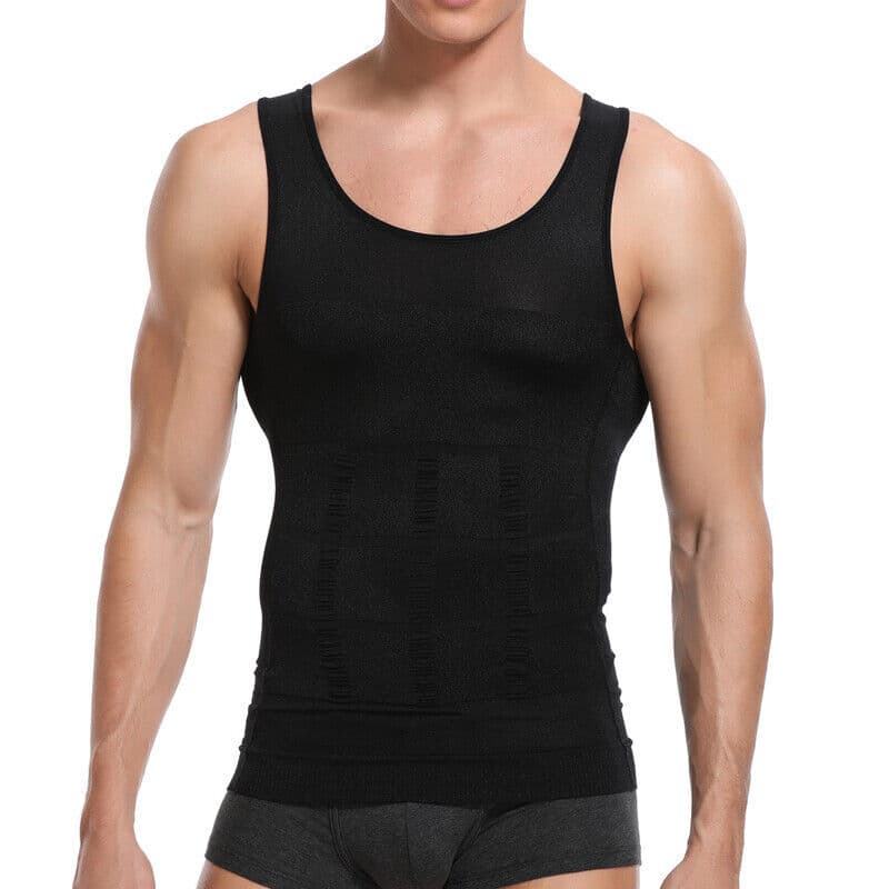 Men Body Shaper Slimming Tummy Vest Thermal Compression Shirt Tank Top Shapewear