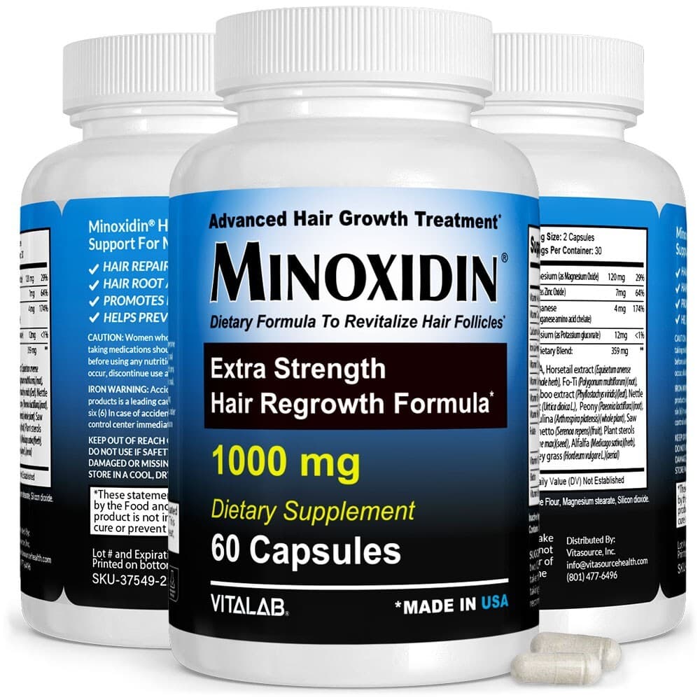 Minoxidin1000mg Natural Dietary Supplement For Women Men • Discounted Price 6