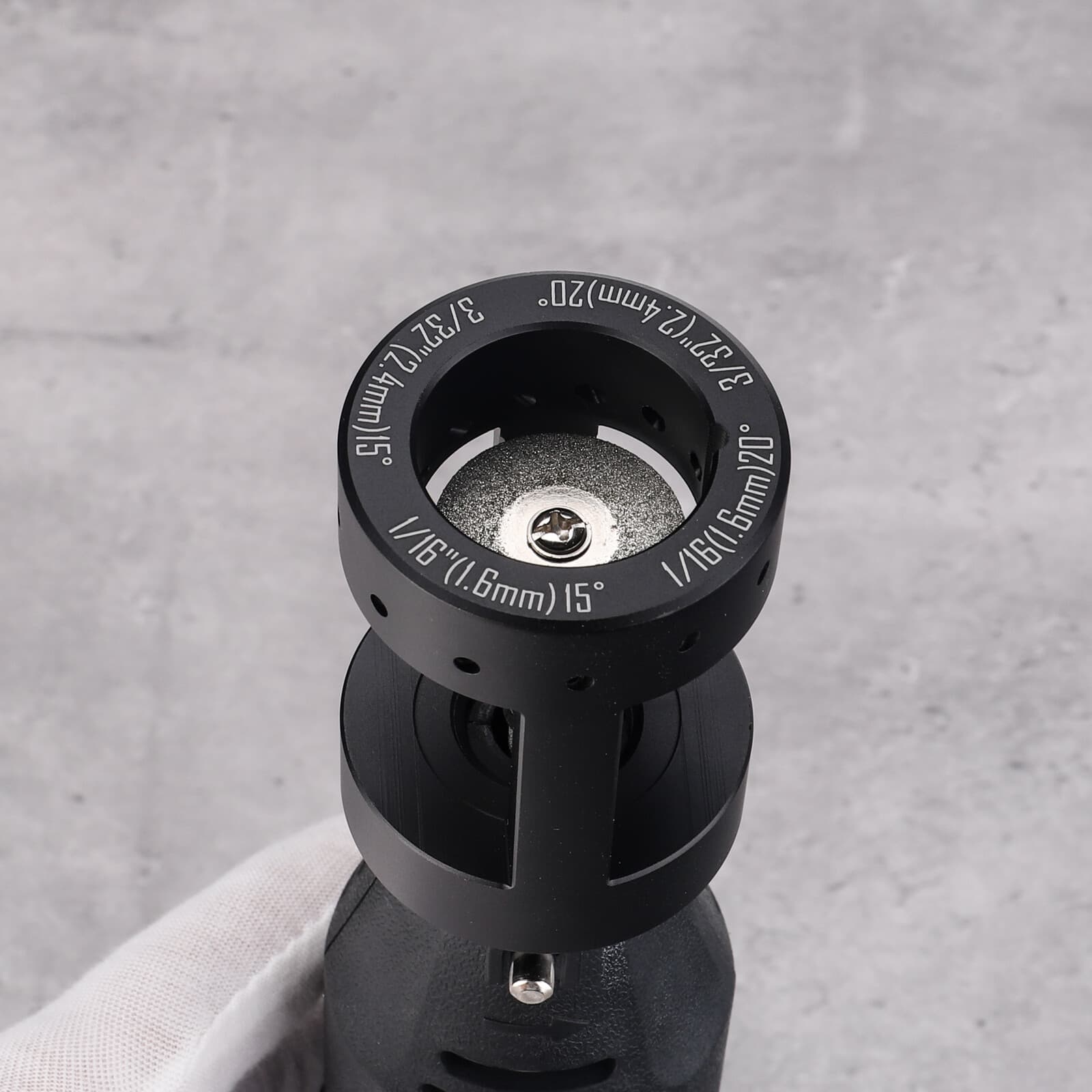 TIG Welding Tungsten Sharpener / Grinder Multi-Angle Offsets Cut-off TOOL NEW 6