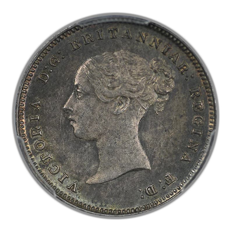 1882 Great Britain 4D Mdy Fourpence Maundy PCGS PL63 - Prooflike 3