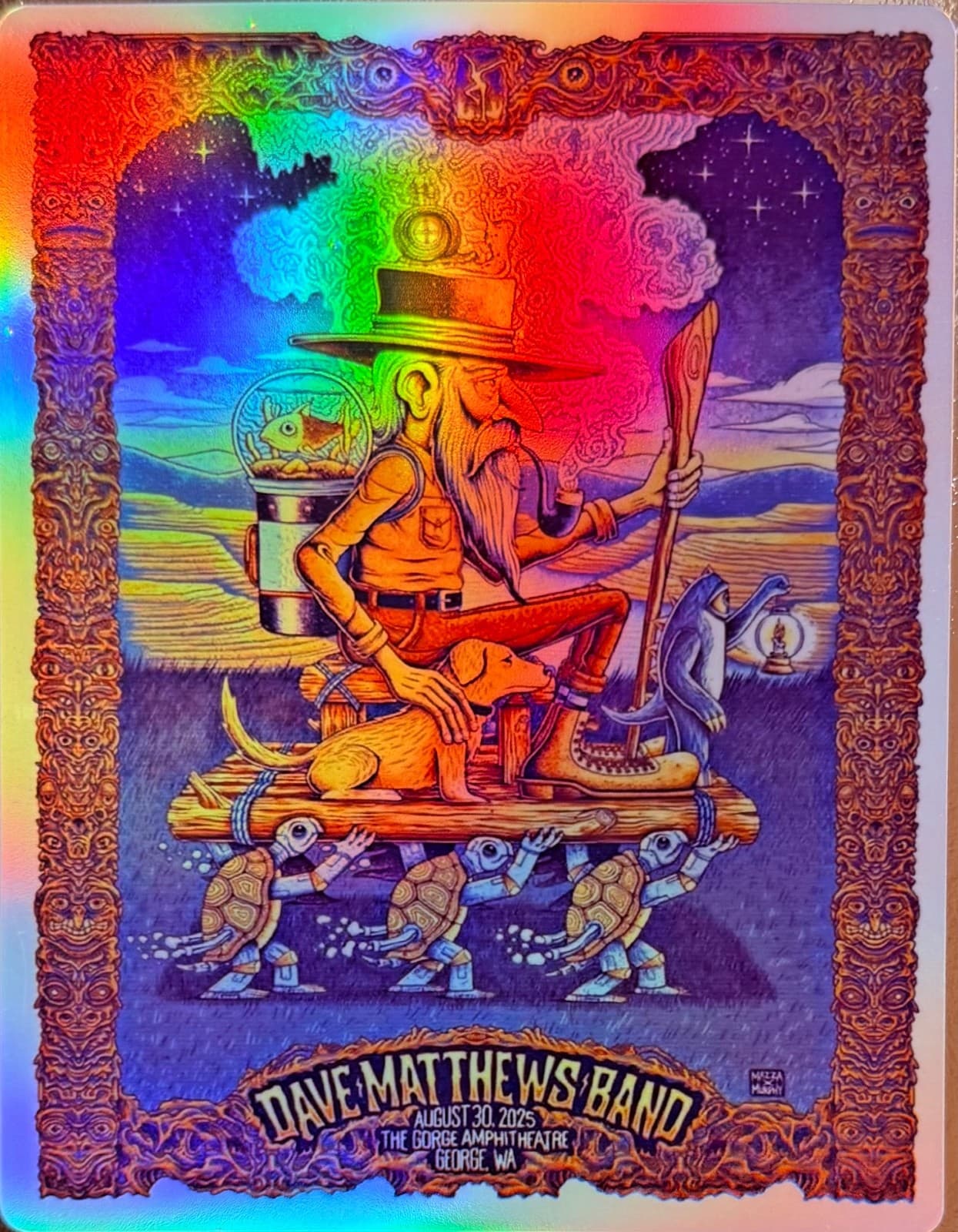 DAVE BAND GEORGE WA POSTER/STICKER THE GORGE AUGUST 30TH 2025 2