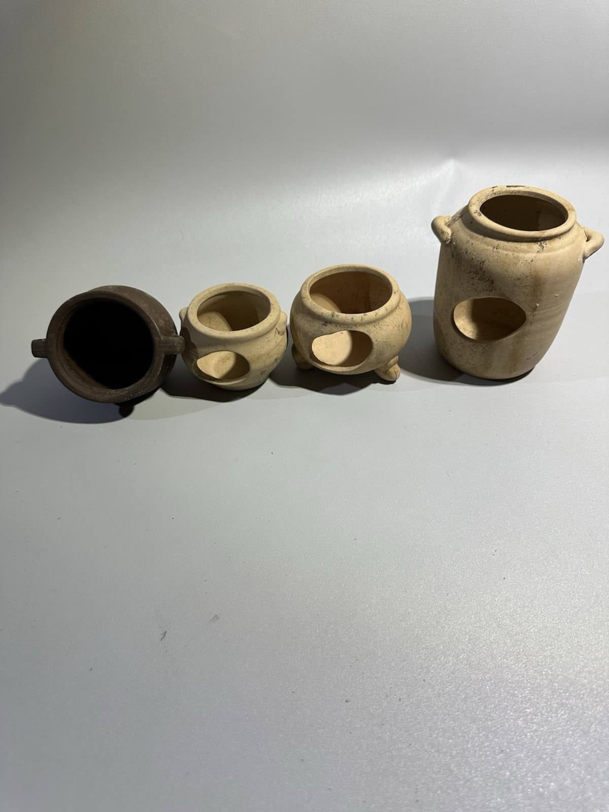 Ceramic Pot Aquarium Caves And Decor Planter Fish Hide