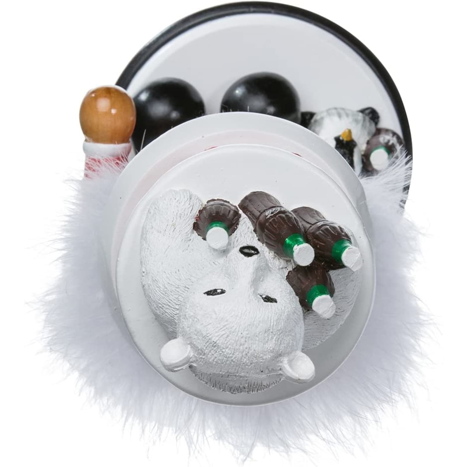 Kurt Adler Coke Nutcracker with Polar Bear Hat, 15" 6