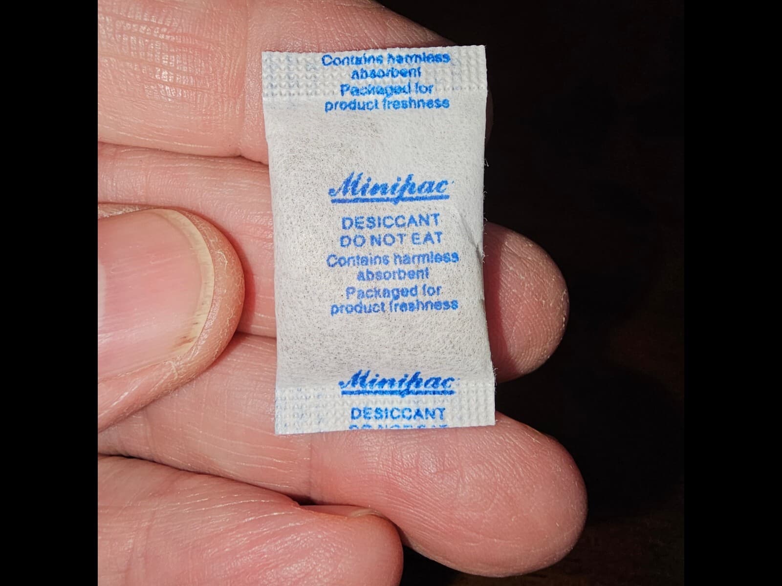 5 Packet Silica Desiccant Zero Tolerance Chris Reeve Rick Hinderer knife collect 3