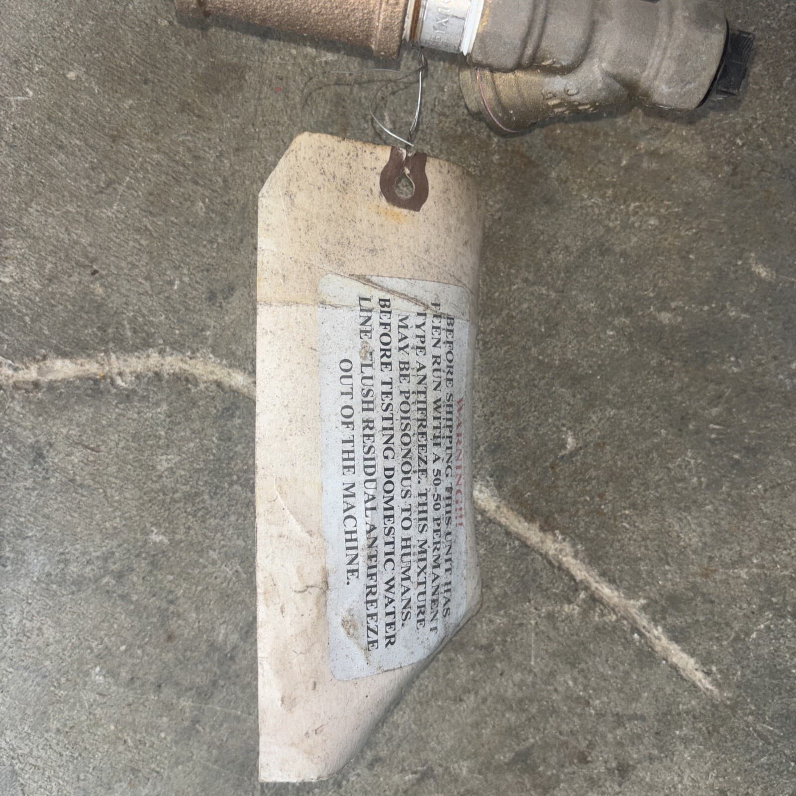 GENERAL PUMP HYDRO TEST HYDROSTATIC TESTER AR1.5-1000 PNEUMATIC 1000 PSI 2