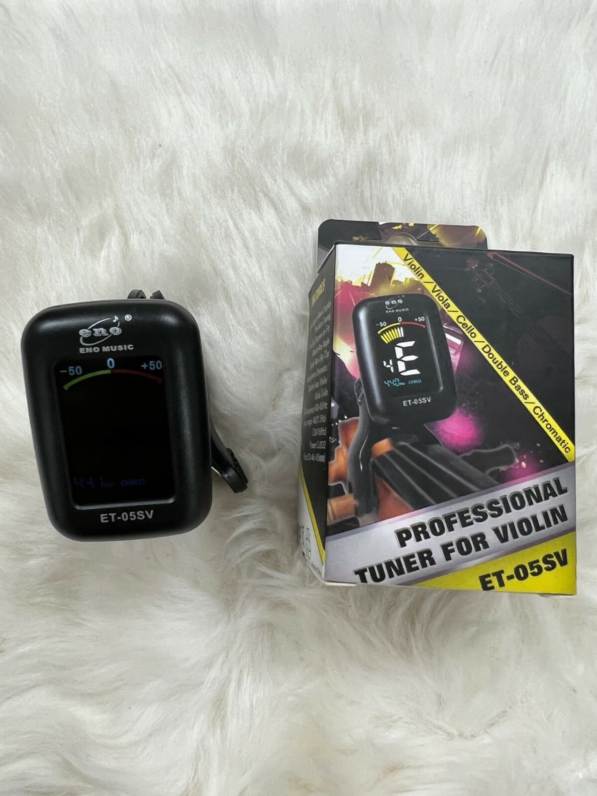 Violin Viola cello Tuner, Full color LCD Display Easy Control Clip on Violin Tun 2