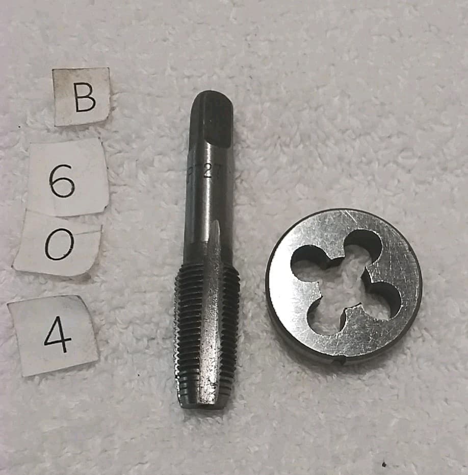 2pc TAP & DIE 1/8"-27 NPT  PIPE TAP SET  "NEW " 2