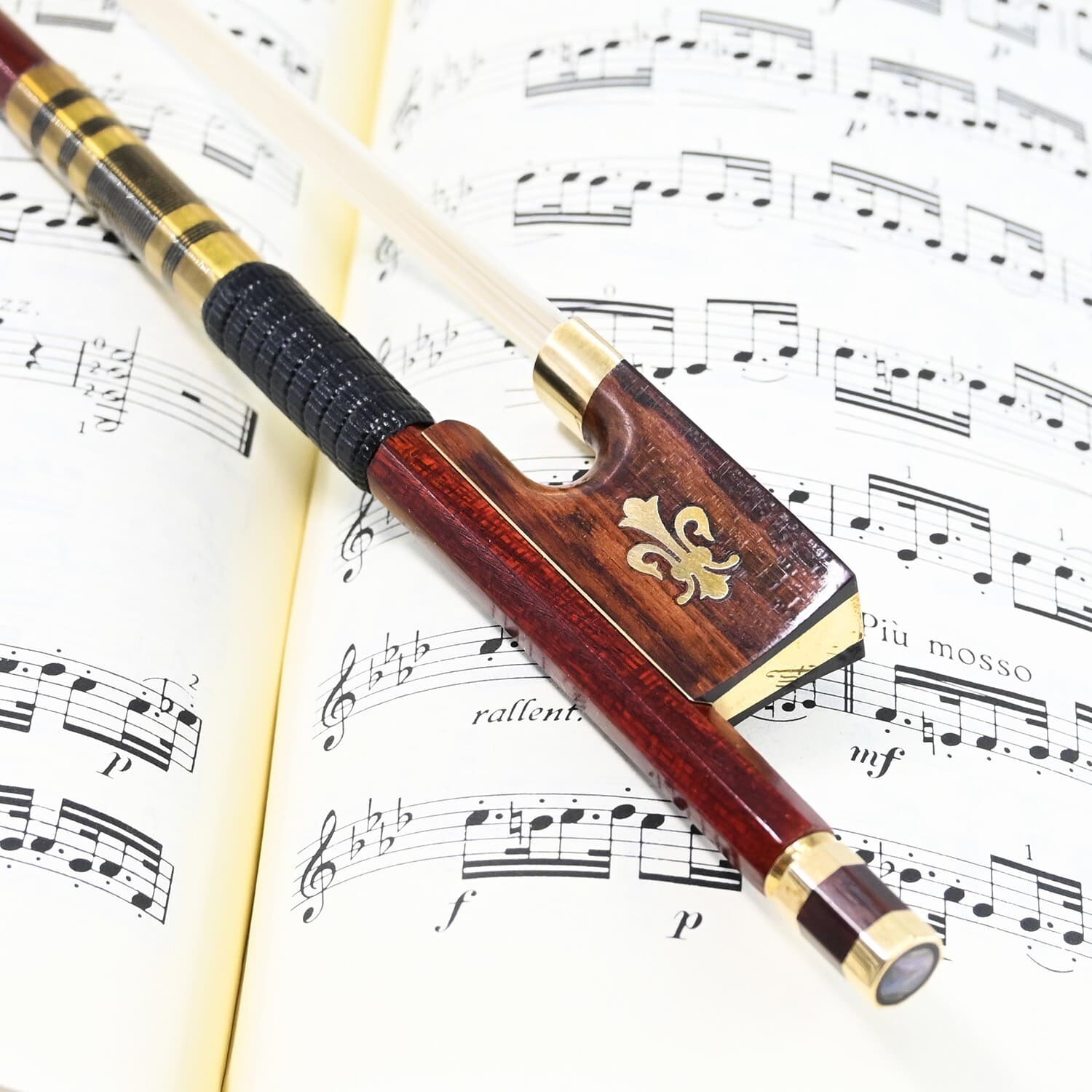 Carbon Fiber Core Hybrid Violin Bow Master Level Snakewood Frog **Ship from USA* 6