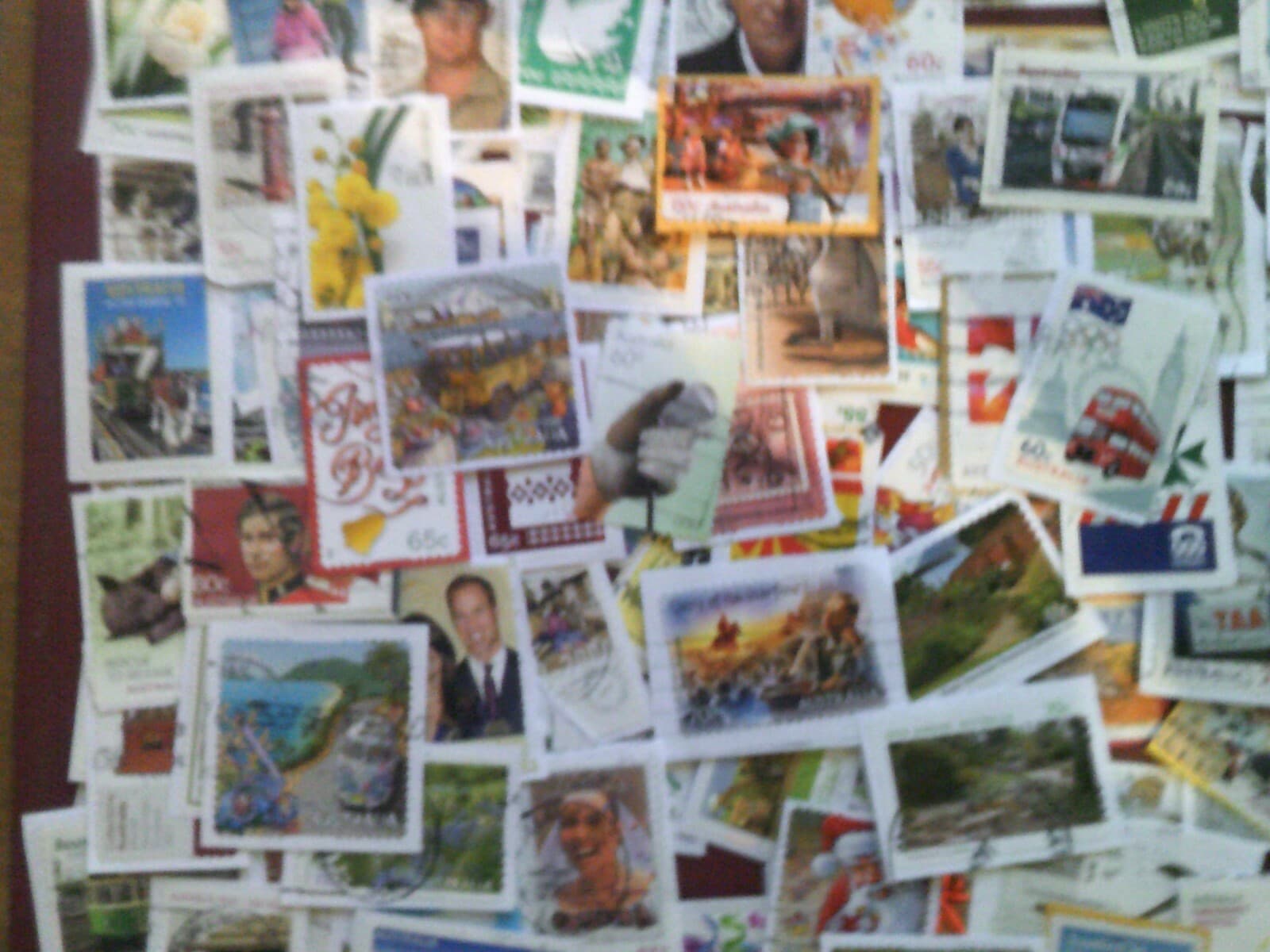 Australia Kiloware stamps High Values used , 290 Different ,. 3