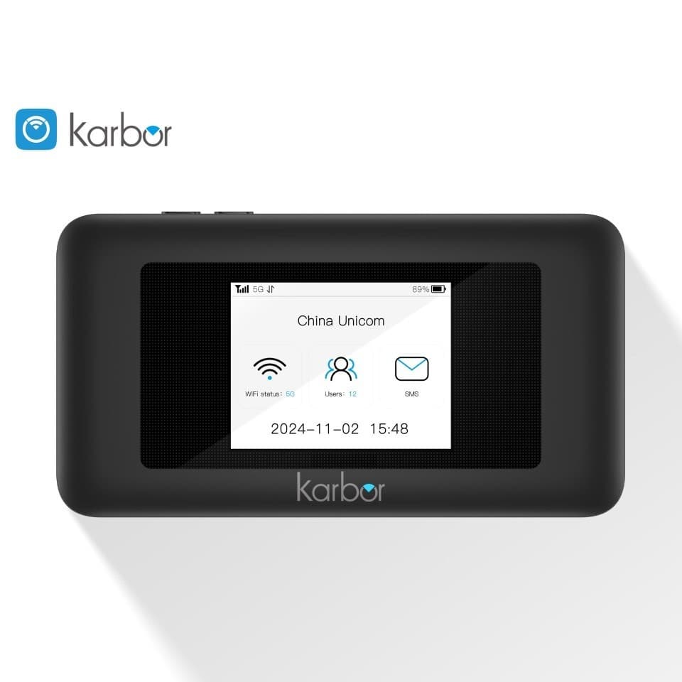 Karbor 5G Mobile Hotspot WiFi 6 Portable WiFi Hotspot High Speed Mobile Hotspot