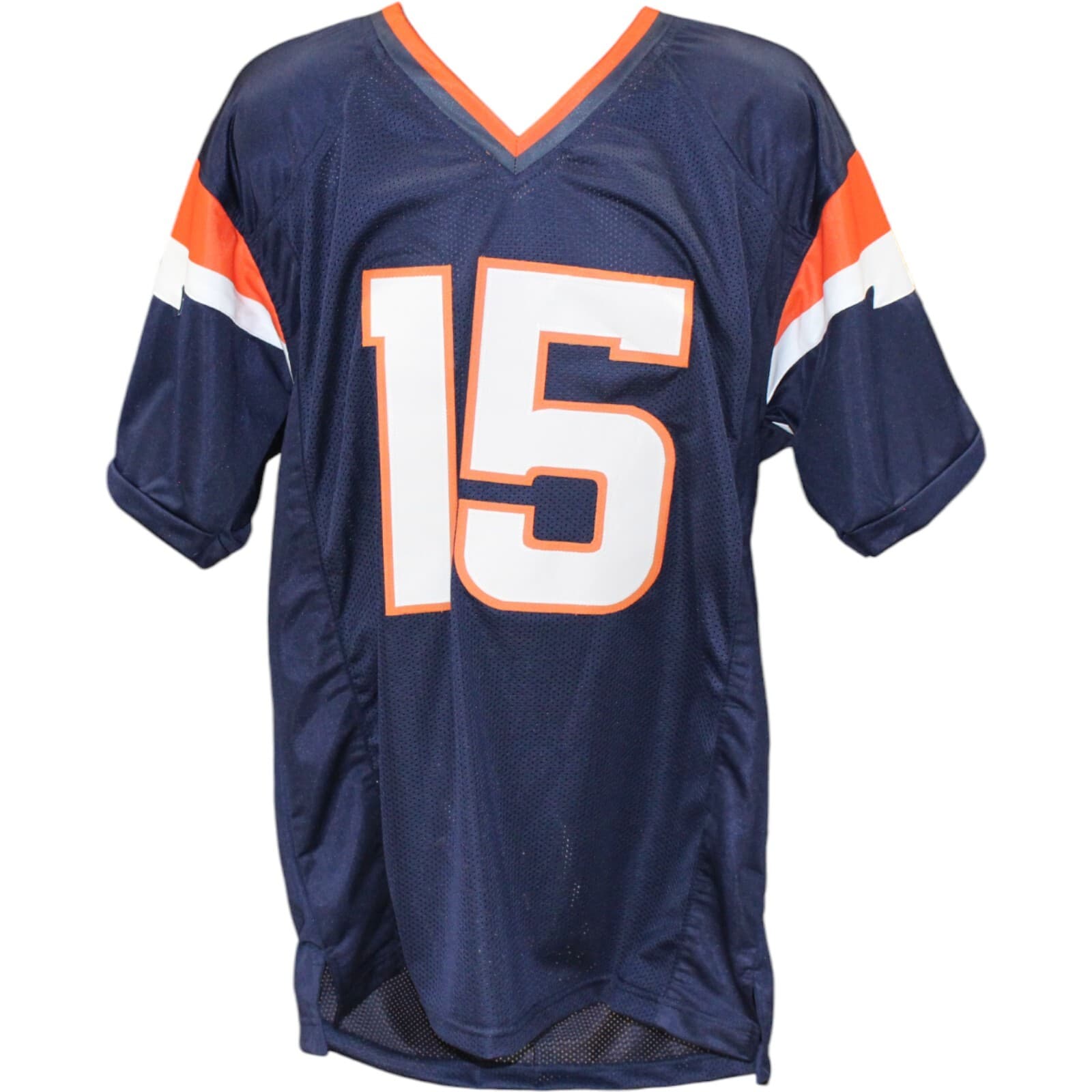 Nik Bonitto Autographed/Signed Pro Style XL Blue Jersey Beckett 49132 4