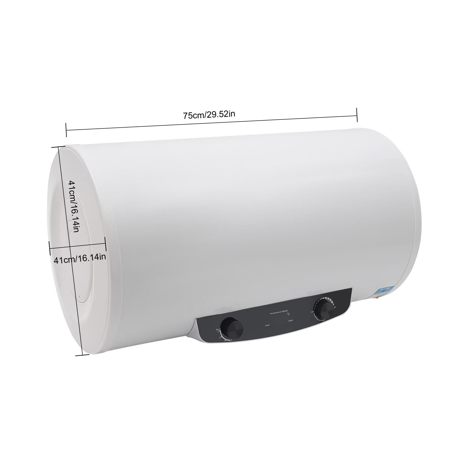 Electric Hot Water Heater Warmer Household Bathroom Shower  30 Gallon Tank 2