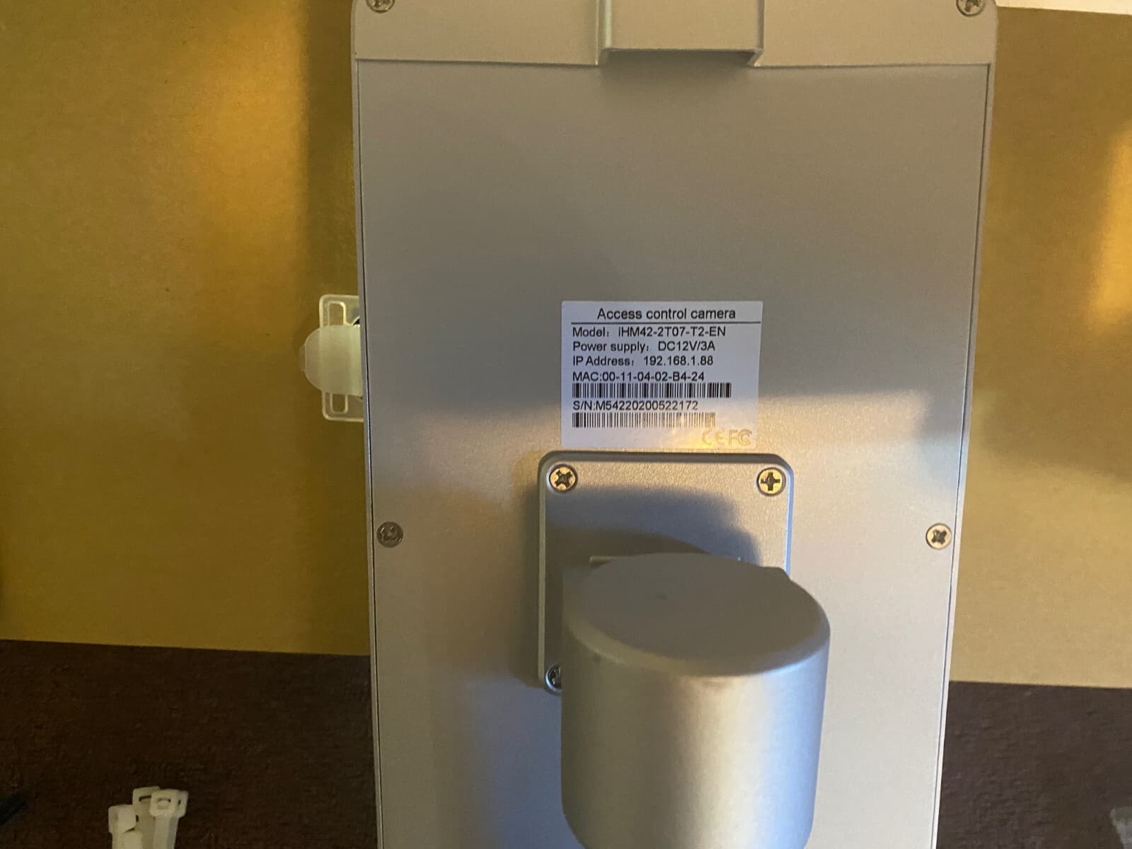 Thermal Face Recognition Access Control Camera Terminal  iHM42-2T07-T2-EN 4