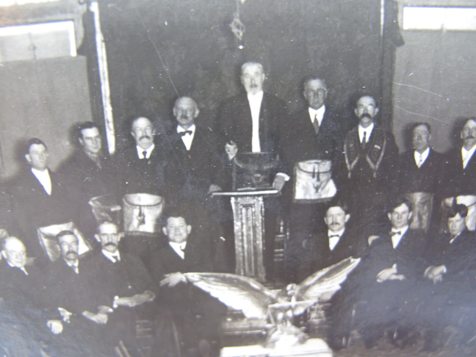 Antique Fraternal Order Eagles Sepia Photograph Oakland California ? 5