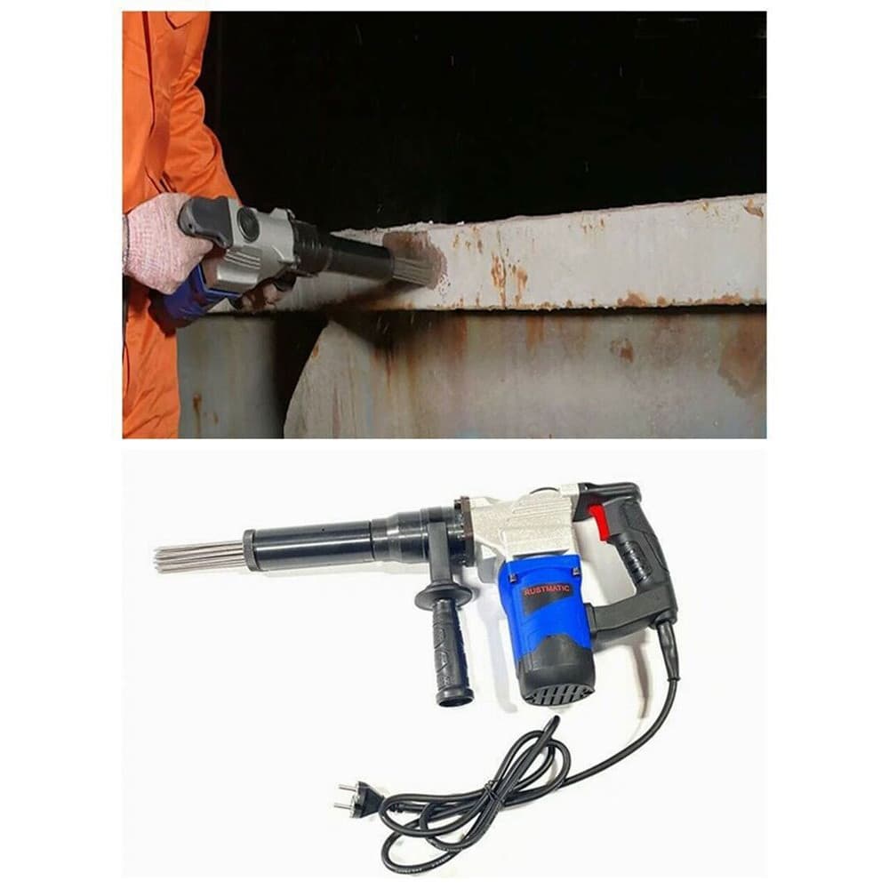 1400W Electric Pistol Grip Needle Scaler Welding Slag Paint Descaling Gun` 2