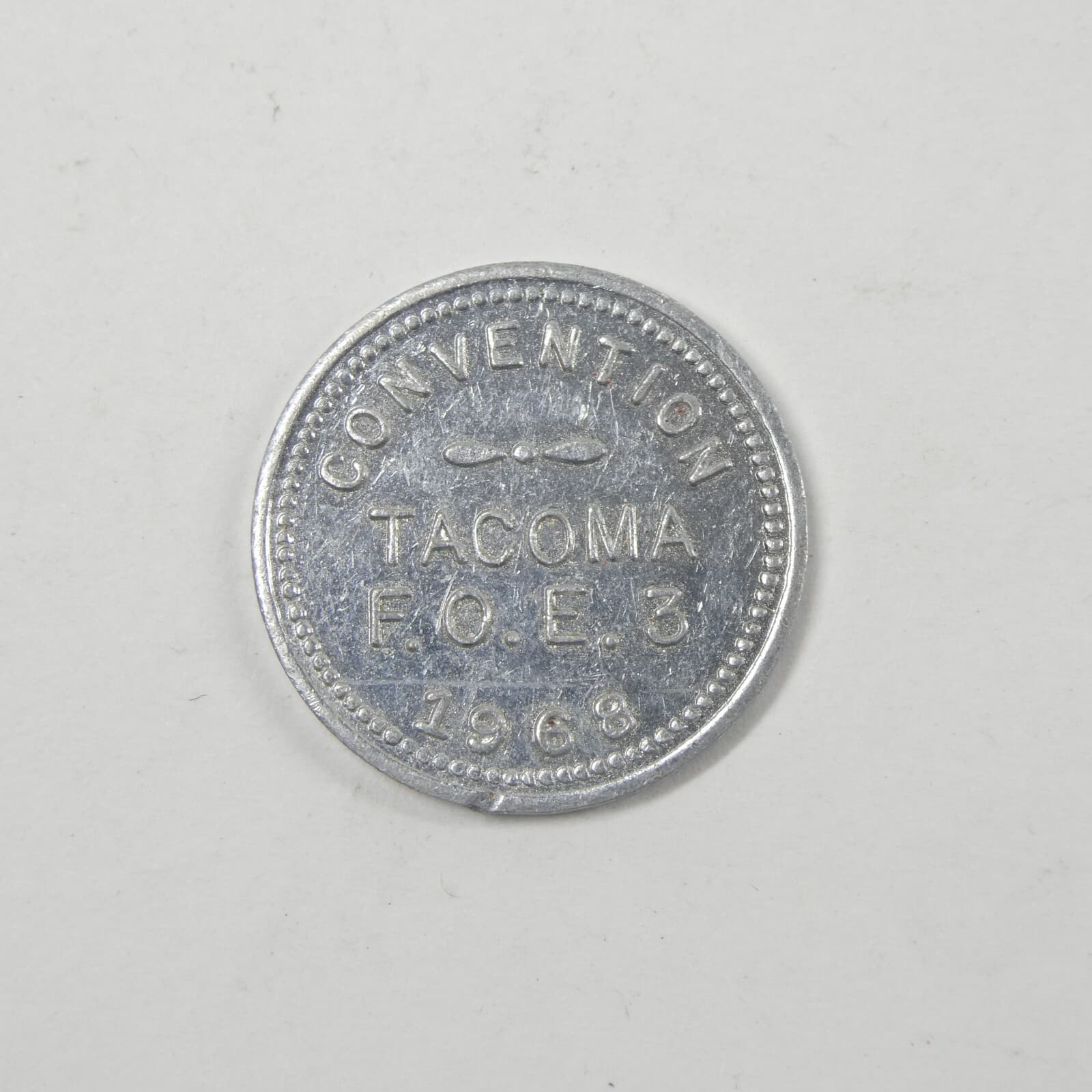 Tacoma WA Eagles FOE Convention 1968 Coin Token Vintage F.O.E. 3
