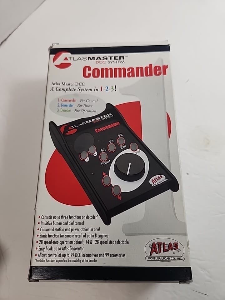 Atlas Master Dcc System Commander 1 Item #330 3