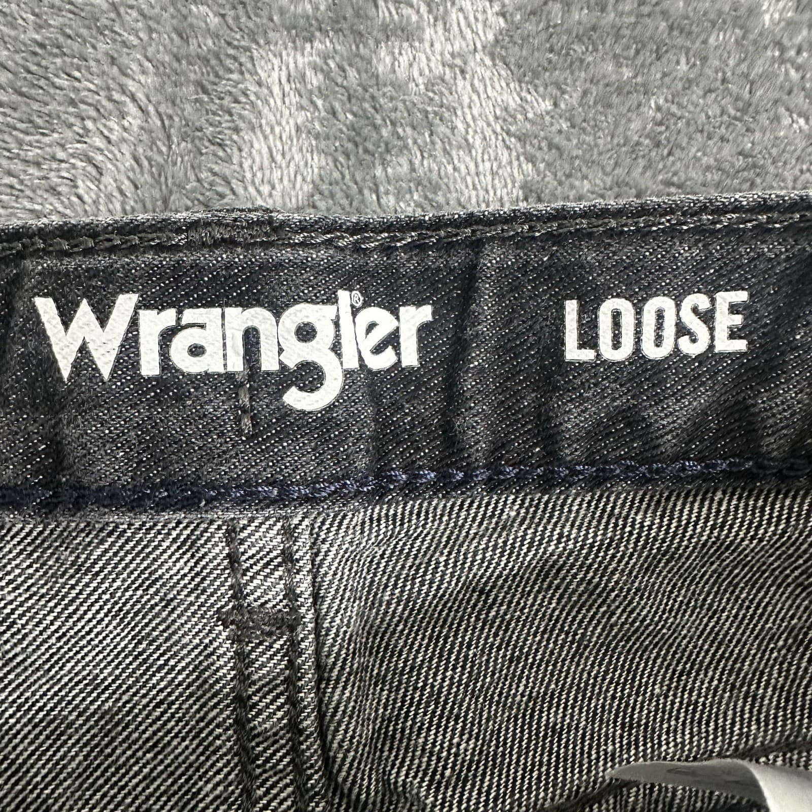 Wrangler Loose 10 Fit Boy 26x24 Reg Jean Charcoal Gray Adjustable Waist Straight 5
