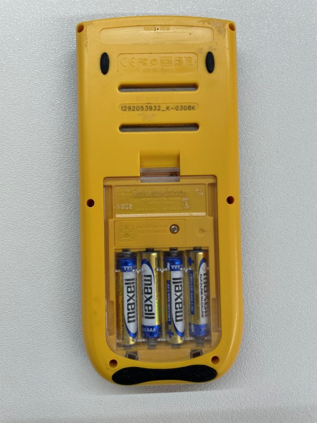 Texas Instruments TI-84Plus Graphing Calculator with School Property markings. 3