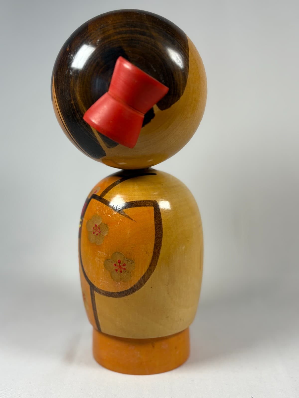 Vintage Japanese Creative Kokeshi Doll Kimono Girl 23cm Wooden Art k100 5