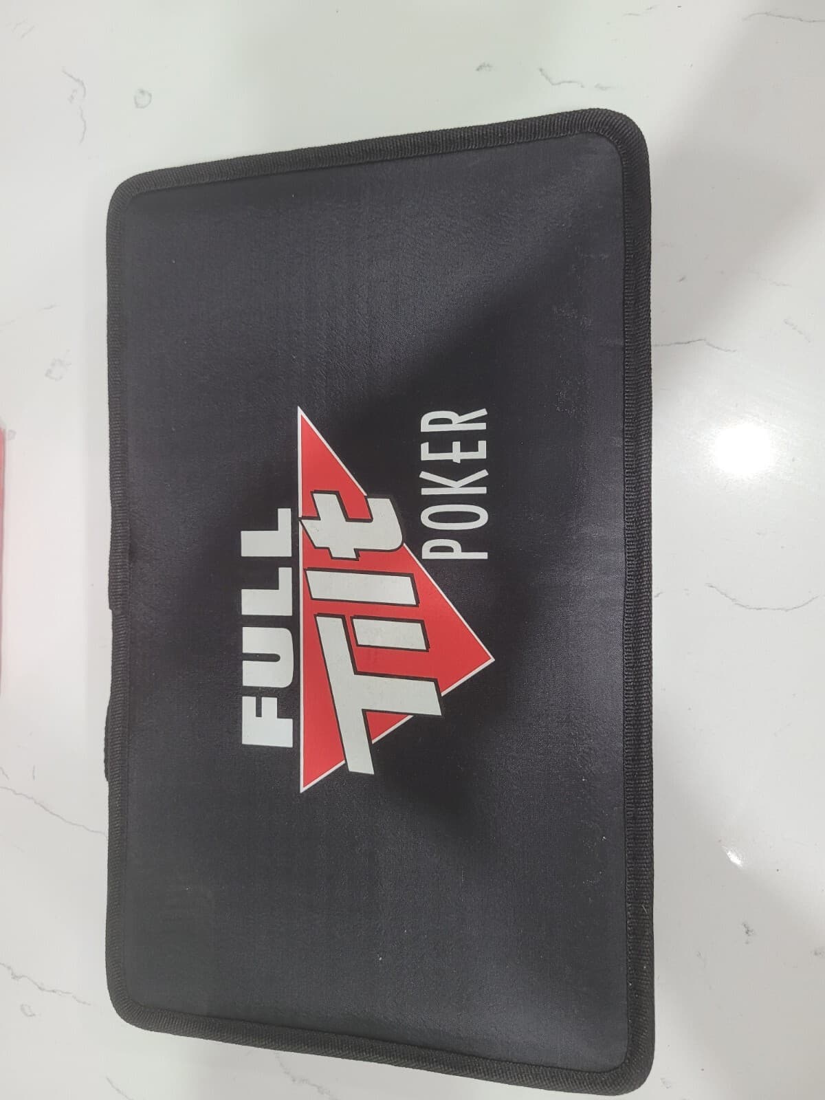 NEW FULL TILT 152 Pc  POKER SET w/TRAVEL CASE & CARRY HANDLE 2-DECKS OF CARDS 3