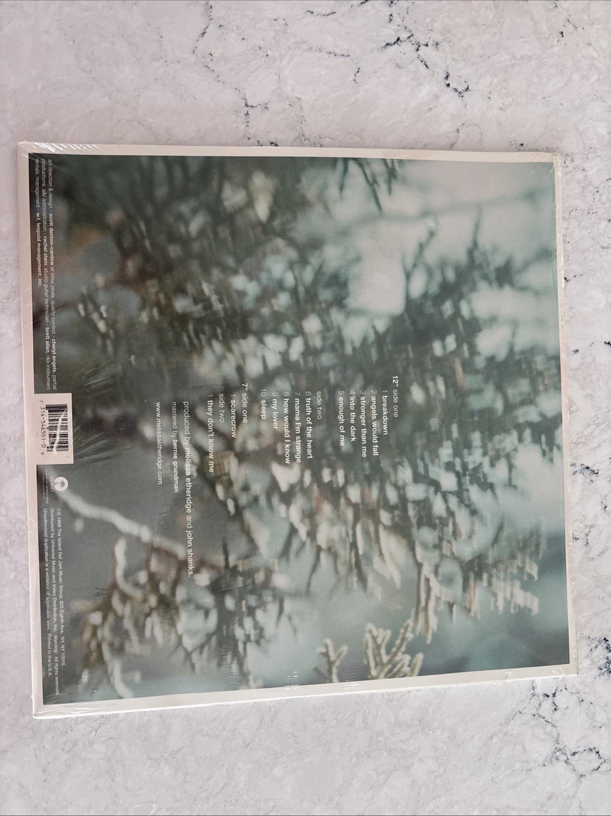 Melissa Etheridge Original 1999 Issue - Breakdown - Vinyl Album--Bonus free LP! 2