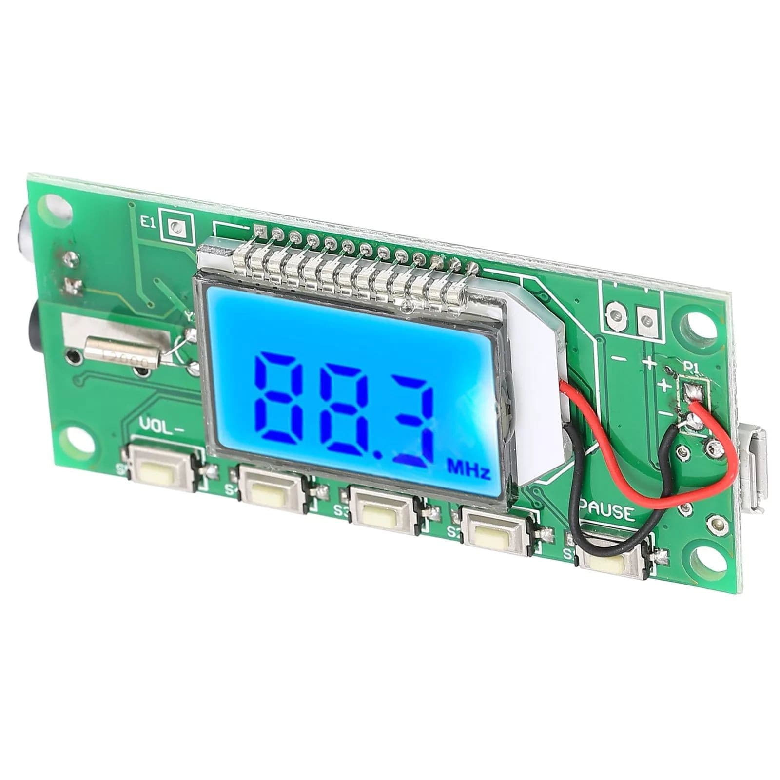 1* FM Transmitter Module PCB Board W/LCD Display Digital FM Radio Accessories 3
