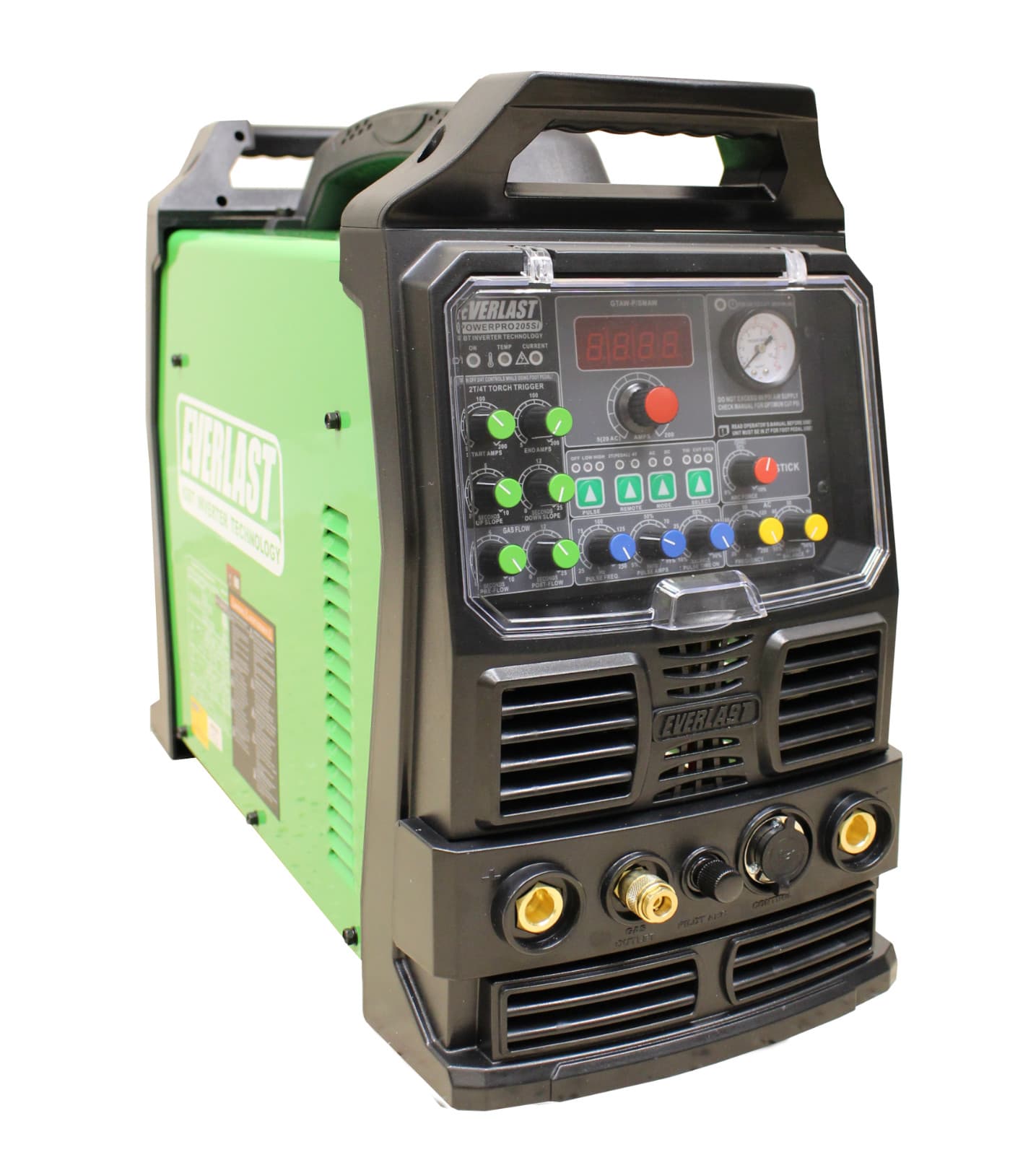 PowerPro 205Si 200AMP ACDC TIG ARC PULSE WELDER 50a plasma cutter EVERLAST 3