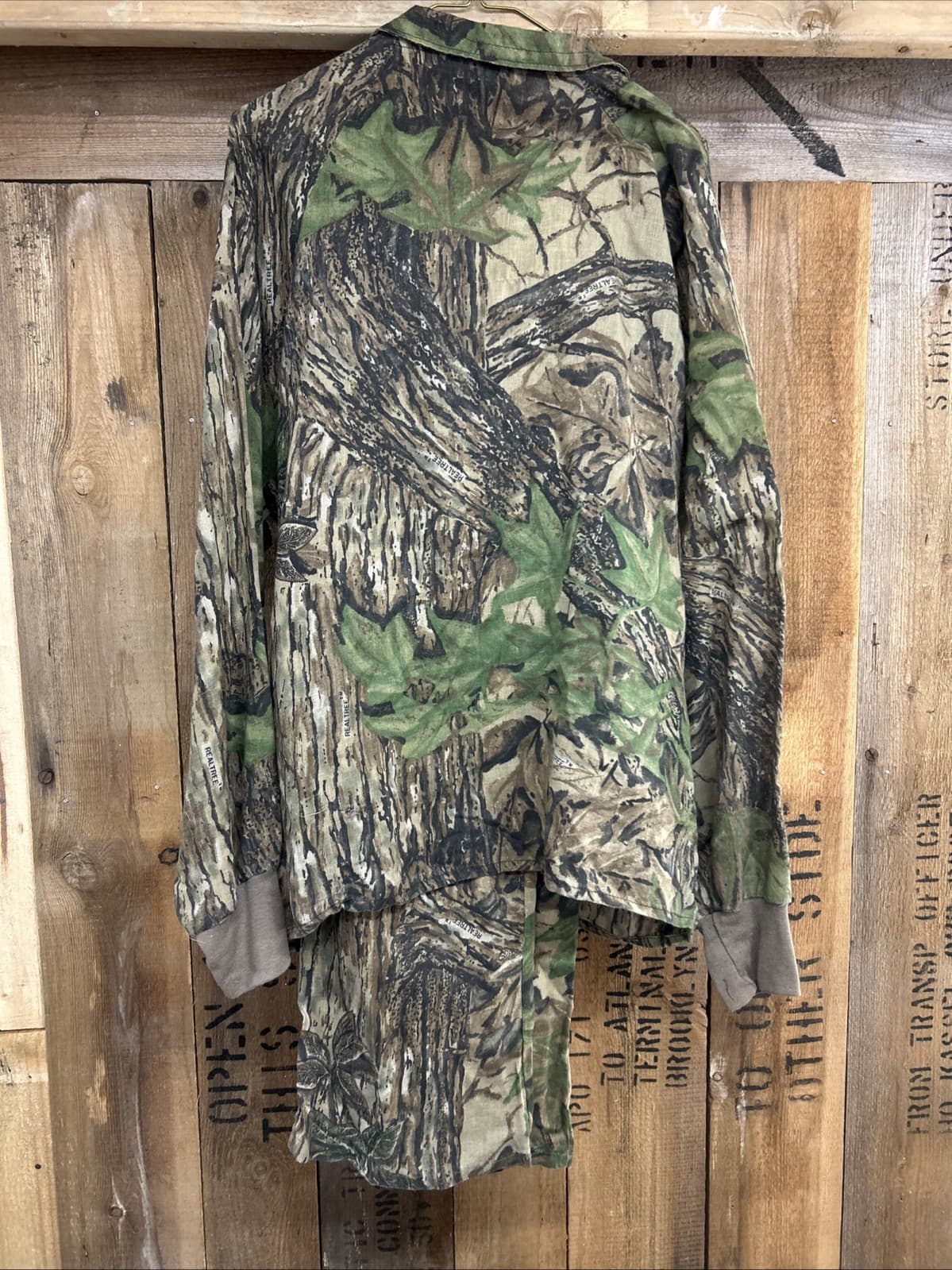 Vintage Spartan Realtree Camo Hunting Jacket & Pants Mask Lightweight USA Medium 3