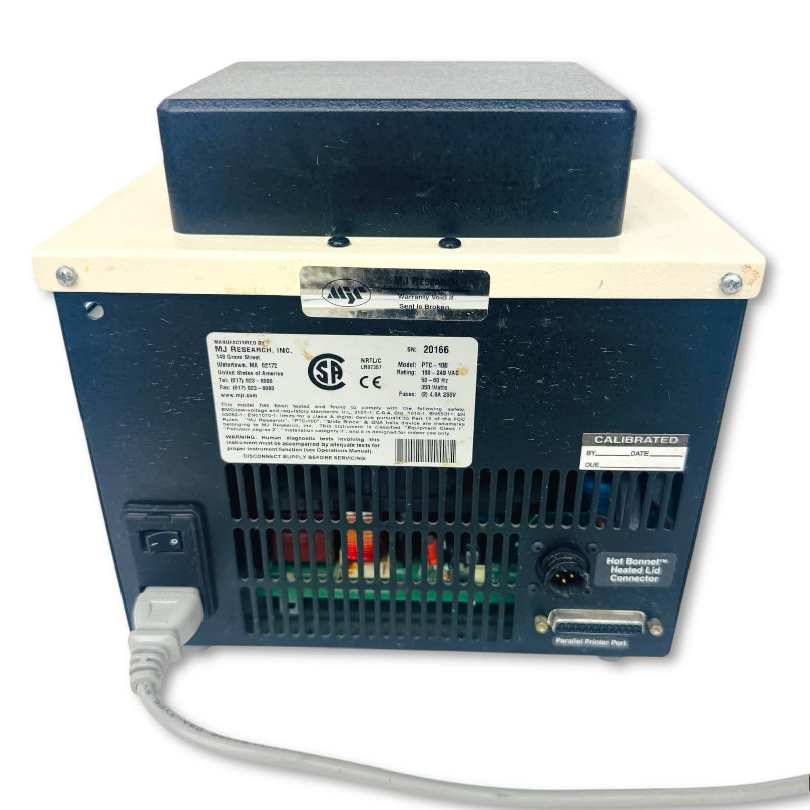 MJ Research PTC-100 Programmable Thermal Controller PCR Cycler - Tested 6