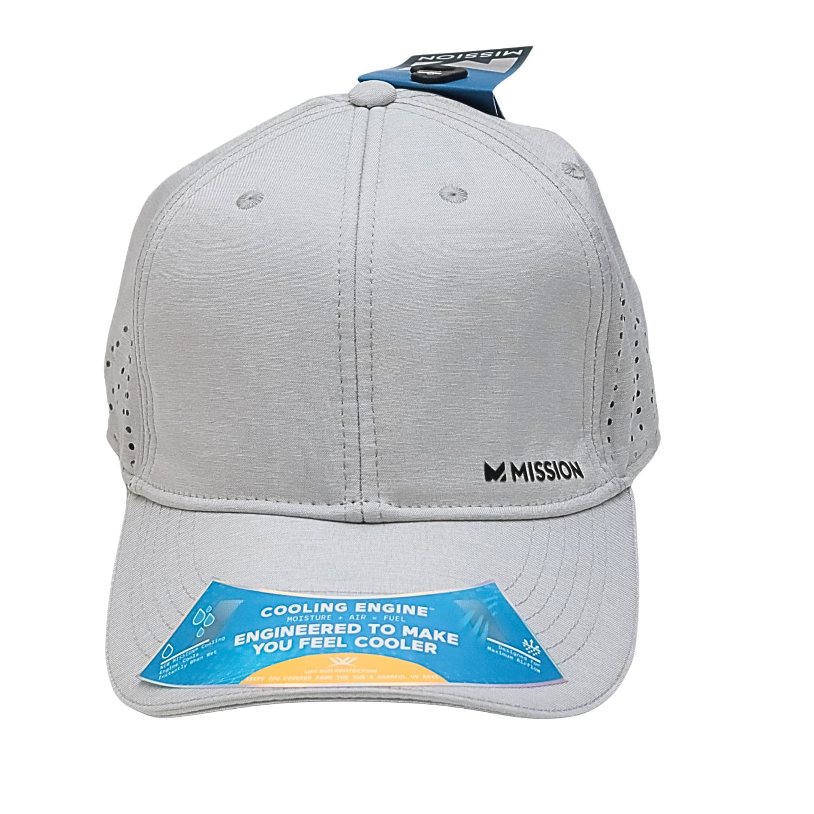 Mission Cooling Adjustable Vented Performance Hat Alloy Heather 109525 KS1-2021 5