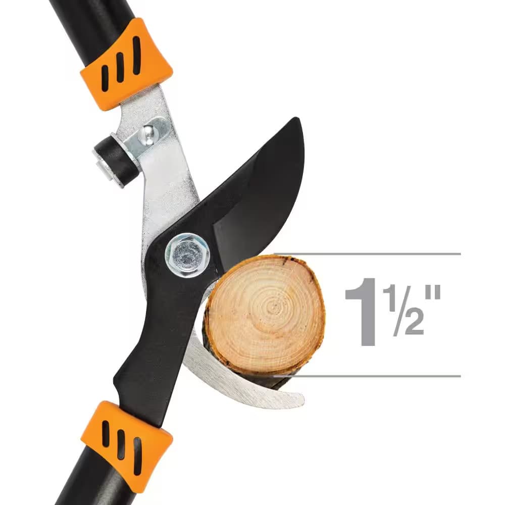 Heavy Duty Lopping Shears Steel Blade Bypass Lopper Non-Slip Telescope Handles 5