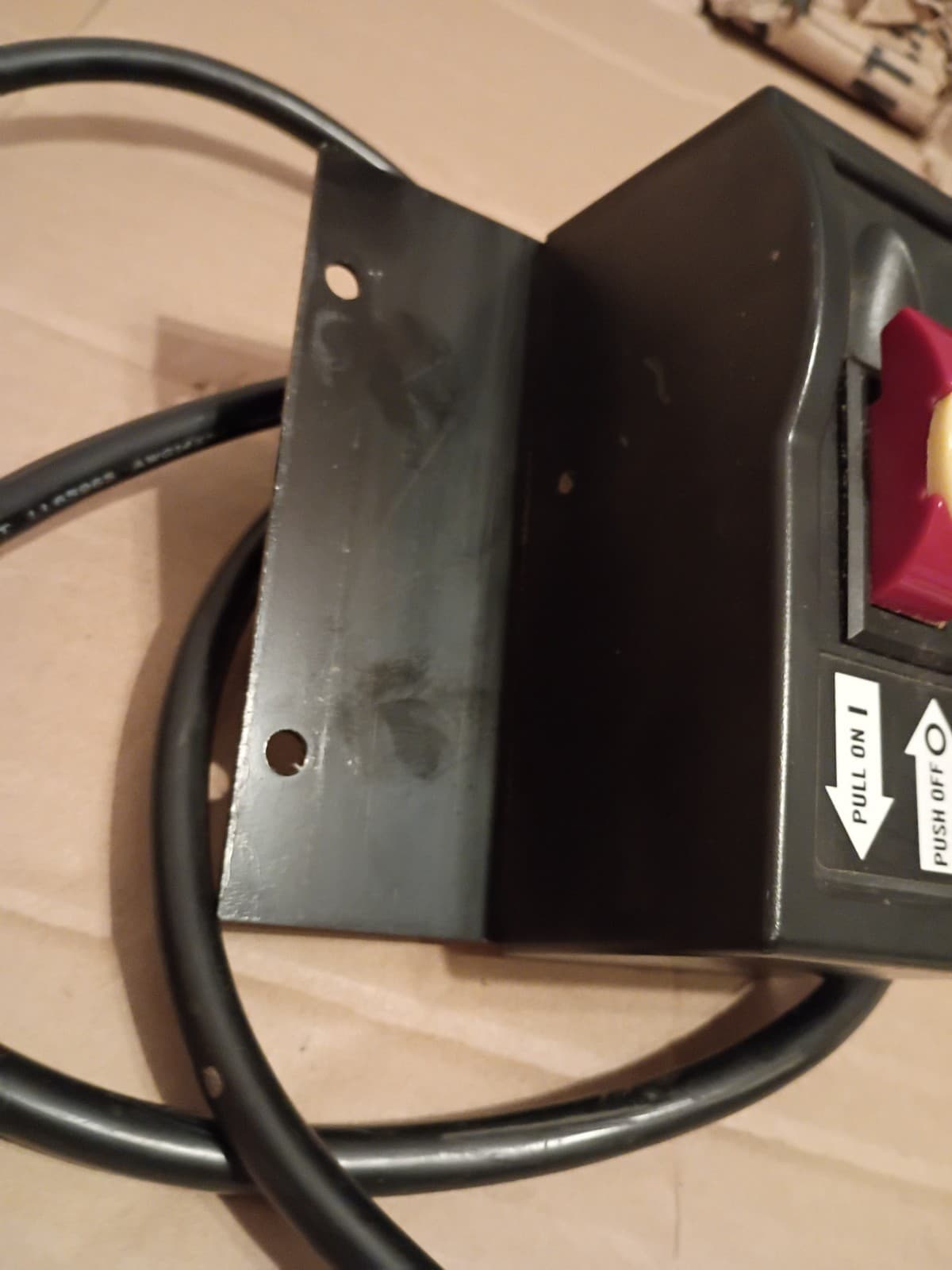 On/Off Power Switch Safety Sears Craftsman 315 Table Saw Rail Mount Ex Cond 2