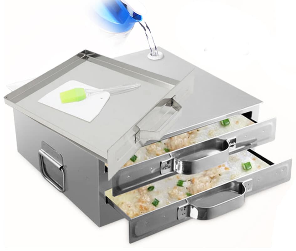 DaChu Hot Selling Stainless Steel 2 Layer Rice Noodle Roll Steamer 800268 2