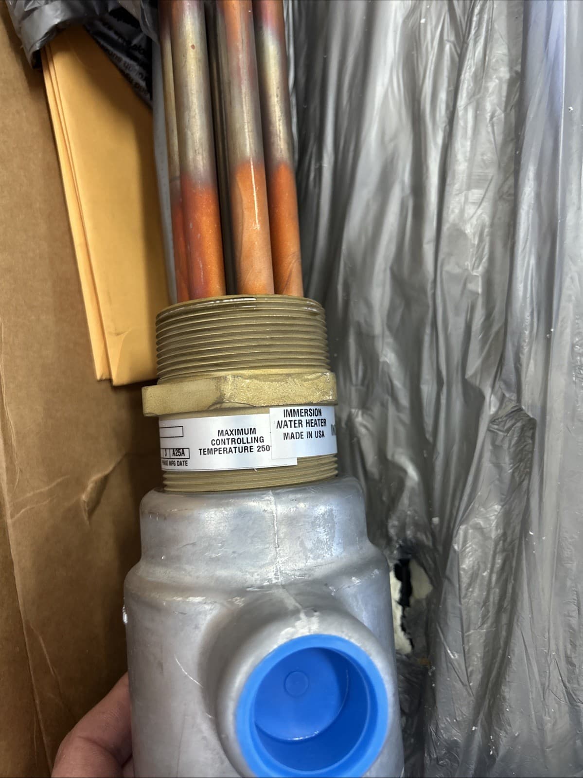 INDEECO Immersion Water Heater 16000 watts 480 volt 3 Phase 7131A7X1213U 4