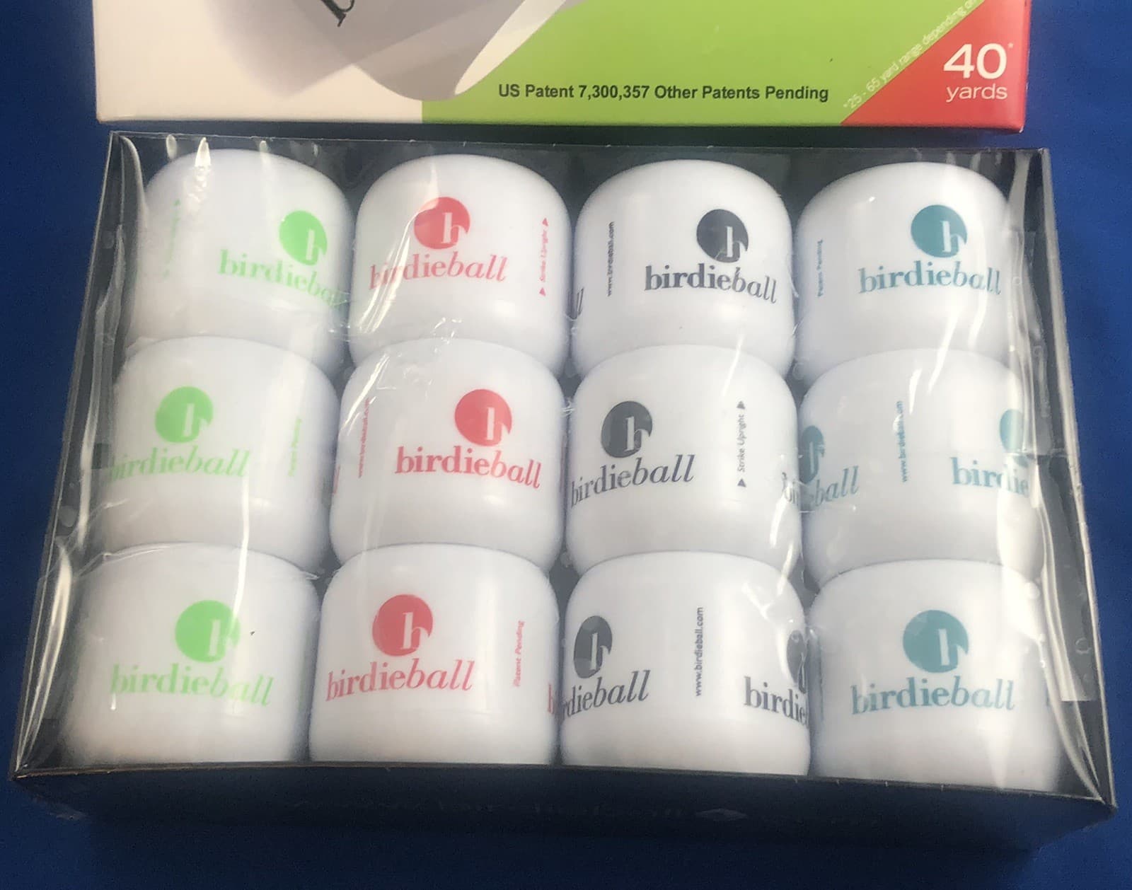 SEALED BRAND NEW BOX OF 1 DOZEN BIRDIE BALL PRACTICE BALLS - 40 YARDS DISTANCE 2