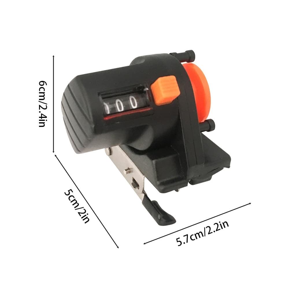 Fishing Line Counter, ABS Plastic, Depth Counter, Fits Most Fish Rods, Tackle 4